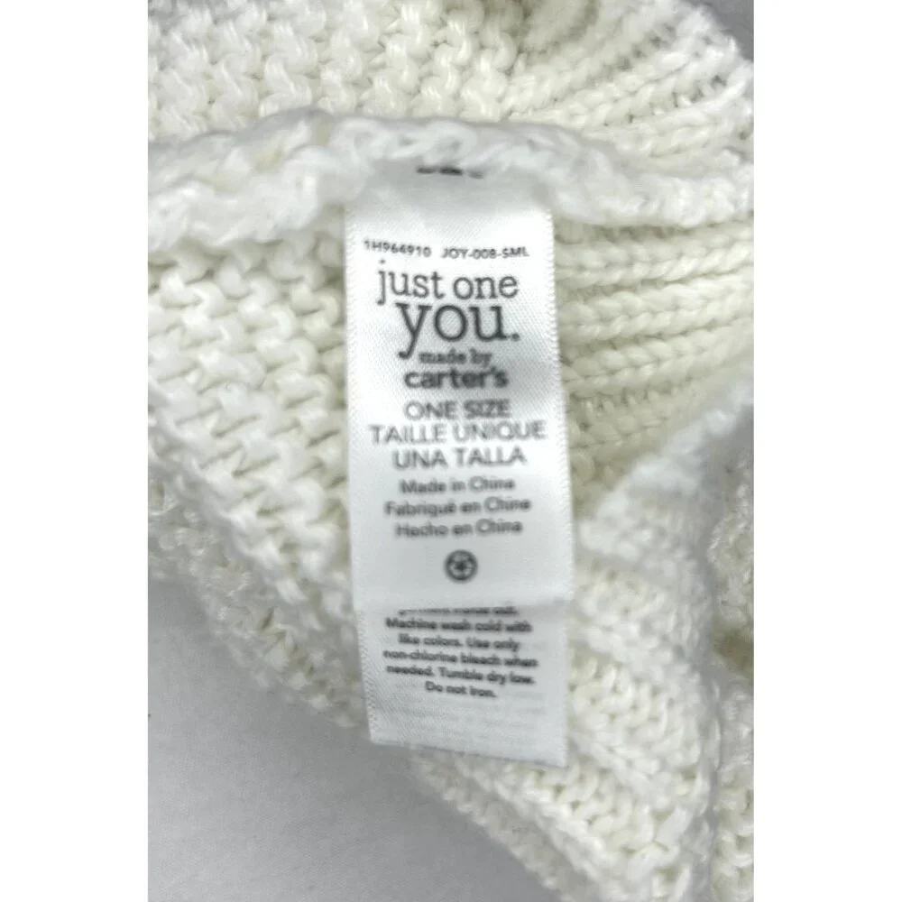 Just One You Carters Baby‎ Hat Knit Animal Ears Very Soft Beanie Infant One Size